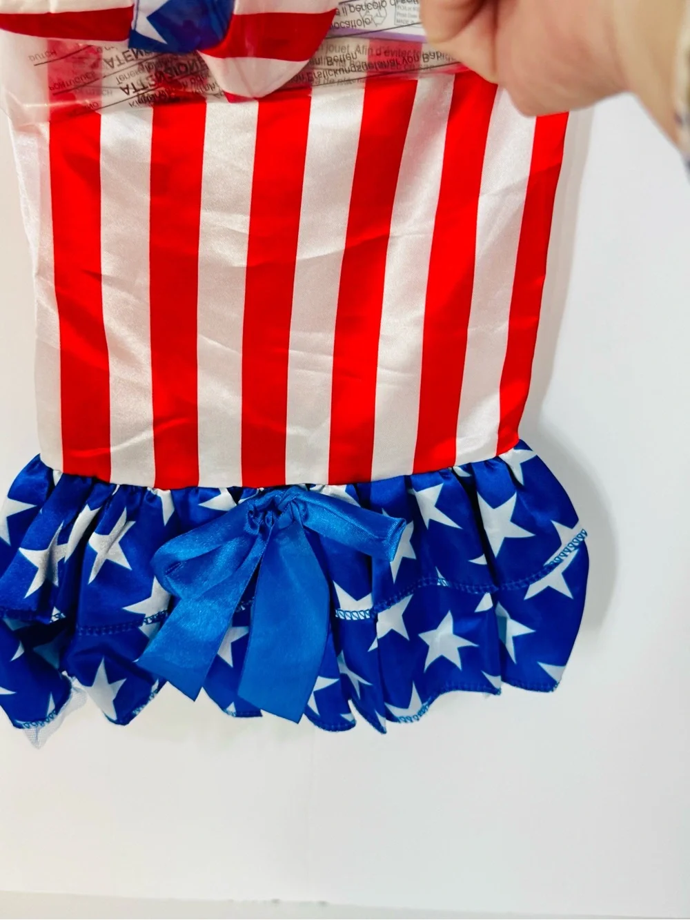 Patriotic Pooch Doggy One-Piece - Red, White & Blue Costume